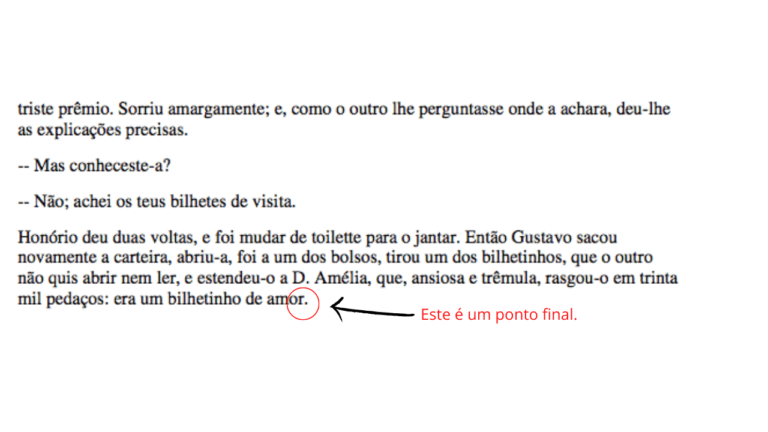 Ponto final, ponto continuativo e ponto parágrafo - qual a diferença?